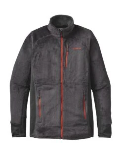 Patagonia Men's R2 Fleece Jacket -Standrews Links Officials Store 25138 forgegrey cuscoorange