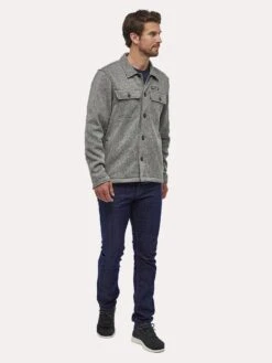 Patagonia Men's Better Sweater Fleece Shirt Jacket -Standrews Links Officials Store 25840 STONEWASHalt3