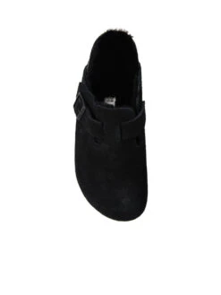 Birkenstock Women's Boston Shearling Clogs -Standrews Links Officials Store 259883 blackblacksuedealt3