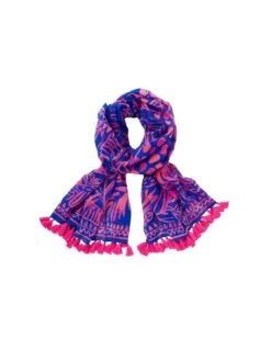 Lilly Pulitzer Resort Scarf -Standrews Links Officials Store 27793 697pinksunsetstanstill 45f17990 0e79 4549 a69c 153e8eb303a0