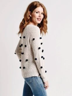 Mo:Vint Pompom Sweater -Standrews Links Officials Store 278 00487 oatmealalt1