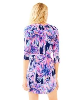 Lilly Pulitzer Bailor Dress 7 Lilly Pulitzer Bailor Dress -Standrews Links Officials Store 27882 410brightnavypalmsupalt2