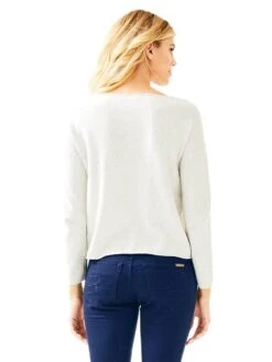 Lilly Pulitzer Roselle Sweater -Standrews Links Officials Store 28598 075heatheredtoucanalt2