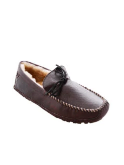 Trask Men's Polson Bourbon Shearling Lined Driving Loafer -Standrews Links Officials Store 30 0152 bourbonalt1