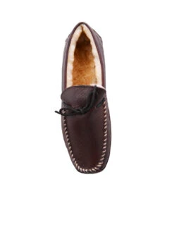 Trask Men's Polson Bourbon Shearling Lined Driving Loafer -Standrews Links Officials Store 30 0152 bourbonalt3