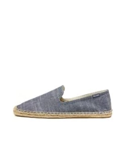 Soludos Men's Linen Natural Stripe Smoking Slipper -Standrews Links Officials Store 3000031 azurealt2