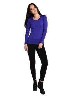 Snow Angel Cybersilk Classic Scoop Neck Baselayer Top -Standrews Links Officials Store 301 20 bluealt1