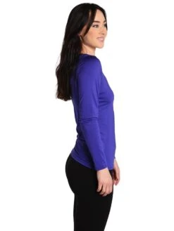Snow Angel Cybersilk Classic Scoop Neck Baselayer Top -Standrews Links Officials Store 301 20 bluealt2