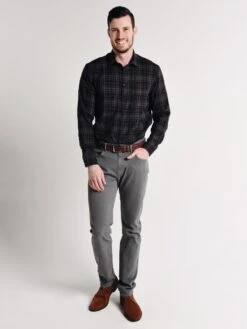 Billy Reid 5 Pocket Cord Pant -Standrews Links Officials Store 302 045 charcoalalt1