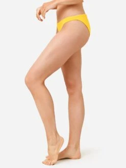 Maaji Women's Sunflower Flirt Thin Side Bikini Bottom -Standrews Links Officials Store 3039SBC030xYELLOW700xAlt2 70303576