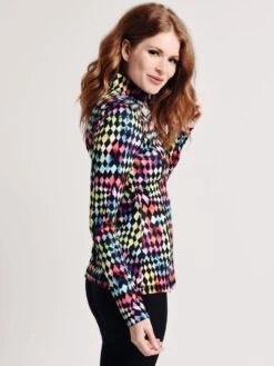 Sno Skins Micro Fiber Print Zip Neck 7 Sno Skins Micro Fiber Print Zip Neck -Standrews Links Officials Store 30738 18 harlequinalt1