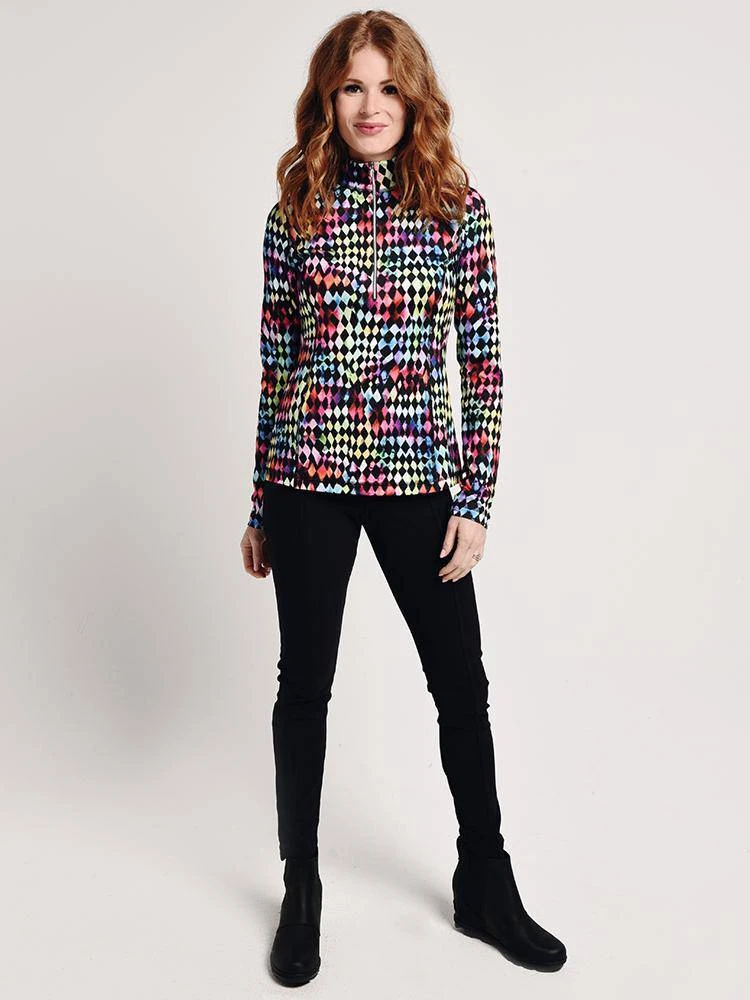 Sno Skins Micro Fiber Print Zip Neck 5 Sno Skins Micro Fiber Print Zip Neck - Image 5