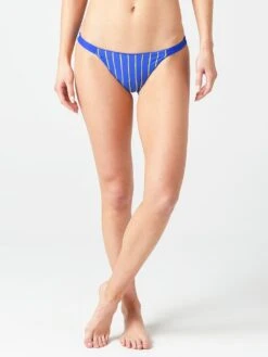 Maaji Women's Sea Salt Skies Split Strap Signature Cut Bikini Bottom -Standrews Links Officials Store 3079SBC10 PACIFICBLUESALINEalt4