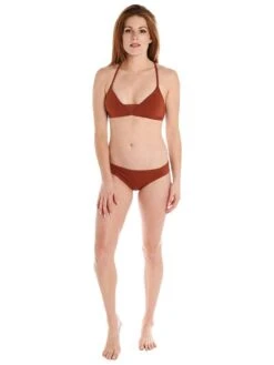 Seafolly Active Multi Rouleau Bralette Bikini Top -Standrews Links Officials Store 30815 058 burntamberalt1