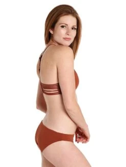 Seafolly Active Multi Rouleau Bralette Bikini Top -Standrews Links Officials Store 30815 058 burntamberalt2