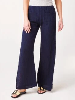 Stark X Women's Pocket Front Slit Pant -Standrews Links Officials Store 3106XCSOLxNAVYxAlt3 29184412