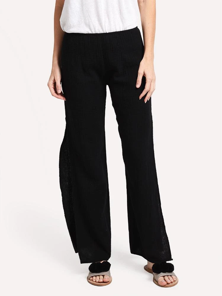 Stark X Women's Side Slit Cotton Gauze Pant 5 Stark X Women's Side Slit Cotton Gauze Pant - Image 5