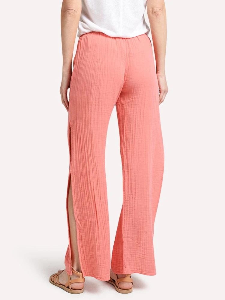 Stark X Women's Side Slit Cotton Gauze Pant 10 Stark X Women's Side Slit Cotton Gauze Pant - Image 10