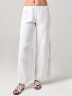 Stark X Women's Side Slit Cotton Gauze Pant