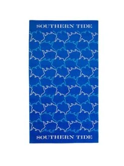 Southern Tide Skipjack Geo Beach Towel -Standrews Links Officials Store 3475 meridianblue 1d4bf882 42a3 4fc8 9e3d 412dc6141581