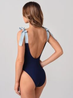 Karla Colletto Giselle Round Neck Lingerie Tank -Standrews Links Officials Store 374 264xNavyPowderBluexAlt2