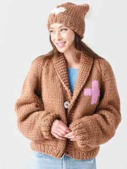 Gogo Women's Classic Short Snow Babe Cardigan -Standrews Links Officials Store 3800 CSBCxBIRCHxAlt2 49247093