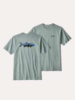 Patagonia Men's Fitz Roy Tarpon Responsibili-Tee -Standrews Links Officials Store 39165 cadetbluealt2