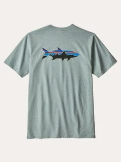 Patagonia Men's Fitz Roy Tarpon Responsibili-Tee -Standrews Links Officials Store 39165 cadetbluealt3