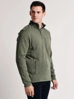Southern Tide Men's Sweater Fleece 1/4 Zip -Standrews Links Officials Store 3950 duckgreenalt2