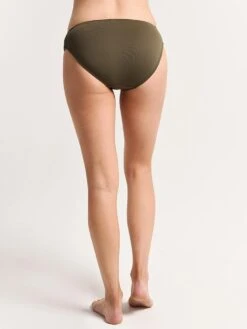 Seafolly Ruched Side Retro Bikini Pant -Standrews Links Officials Store 40145 065 darkolivealt2