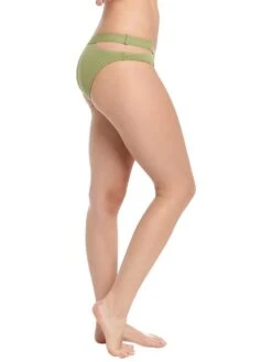 Seafolly Women's Active Split Band Hipster Bikini Bottom -Standrews Links Officials Store 40357 058 mossalt2