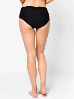 Seafolly Women’s Capri Sea Wide Retro Bikini Bottom -Standrews Links Officials Store 40605 678 BLACKalt2