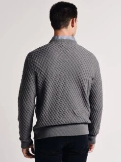 Southern Tide Men's Province Sweater -Standrews Links Officials Store 4177 polarizedgreyalt3