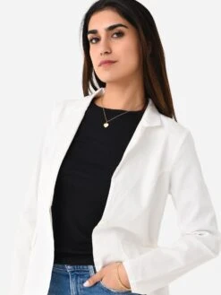 Stark X Women's Denim Blazer -Standrews Links Officials Store 429XDENxWHITExPrimary 91911733