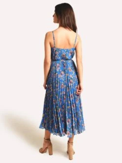 ML Monique Lhuillier Monique Lhuillier Strapless Midi Dress With Pleats -Standrews Links Officials Store 445659 caprimultialt2