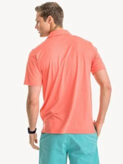 Southern Tide Men's Short Sleeve Driver Performance Polo -Standrews Links Officials Store 4491 heathergeorgiapeachalt1