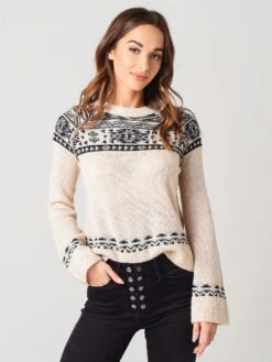 One Grey Day Women's Fisher Pullover
