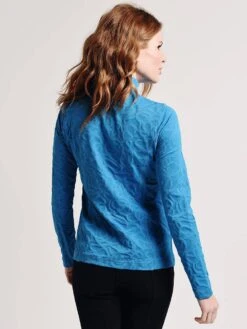 Sno Skins Sport Fabric Braided Jacquard Zip Neck -Standrews Links Officials Store 48738 18 peacockalt2