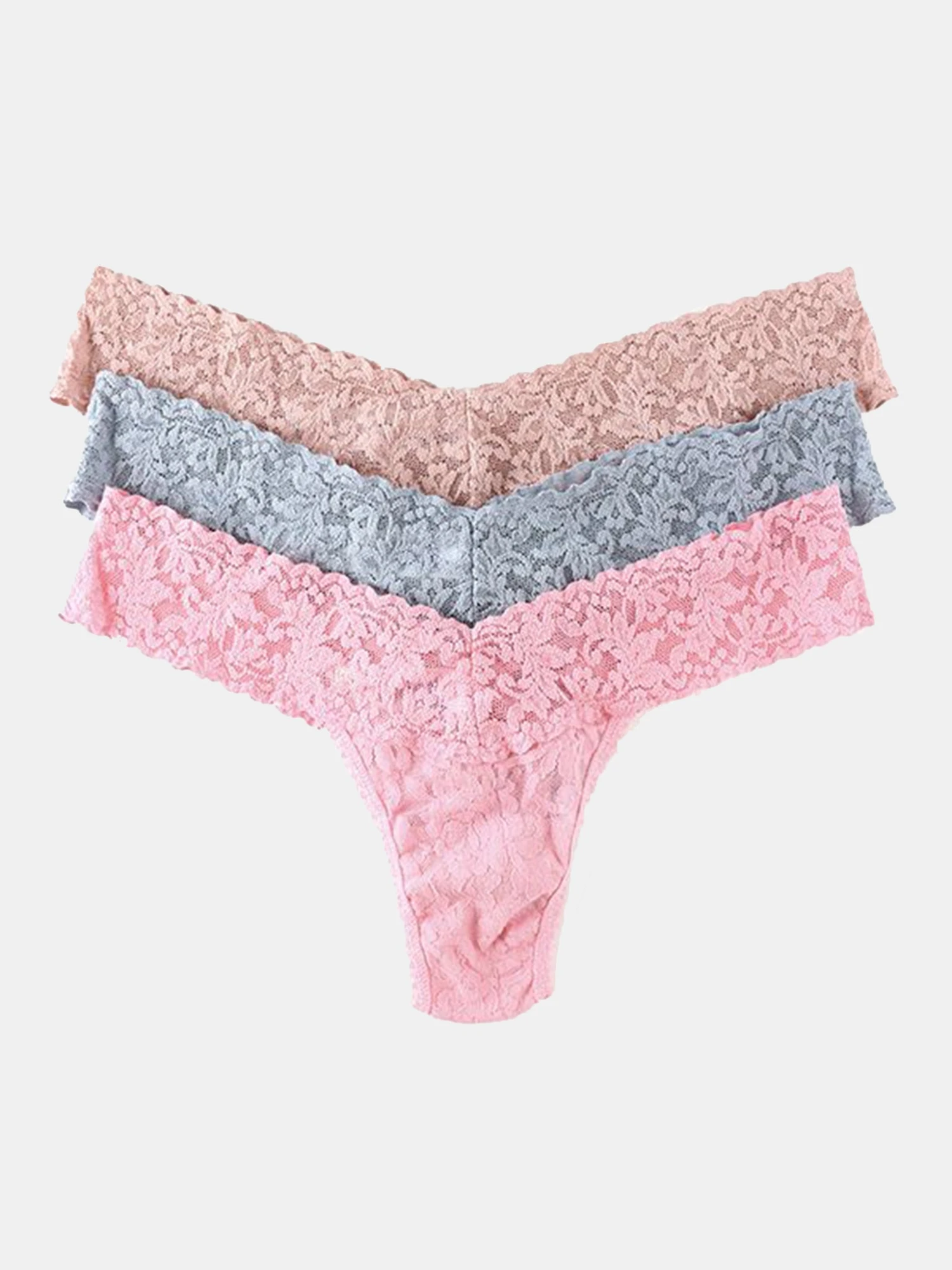 Hanky Panky Low Rise Thong Three Pack Set 2 Hanky Panky Low Rise Thong Three Pack Set - Image 2