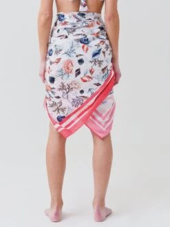 Cara Cara Women's Sarong Swim Cover Up -Standrews Links Officials Store 502 xSEASHELLSIVORYxAlt3 57004484