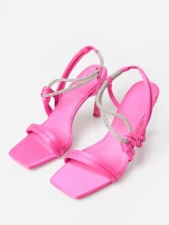 Simkhai Women's Cassie Crystal Strappy Heeled Sandal -Standrews Links Officials Store 522 S032xPUNCHxAlt3 81259379