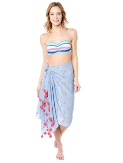 Seafolly Jacquard Sarong 9 Seafolly Jacquard Sarong -Standrews Links Officials Store 52933 sg icechambrayalt3