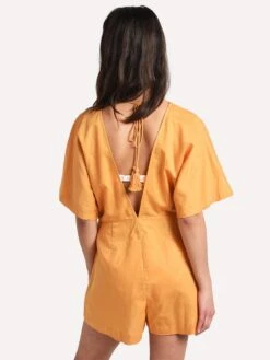 Seafolly Cut Copy Button Front Playsuit -Standrews Links Officials Store 53502 ps goldalt3