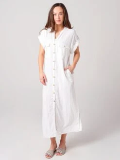 Seafolly Women's Gardenia Maxi Cover-Up