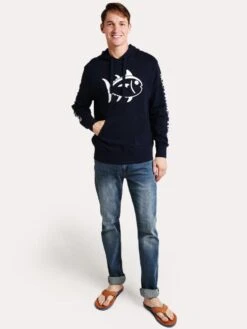 Southern Tide Men's Skipjack Upper Deck Hoodie -Standrews Links Officials Store 5414 TRUENAVYalt3