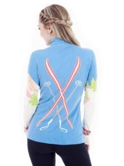 Neve Courchevel Zip Neck Baselayer -Standrews Links Officials Store 6080 printalt1