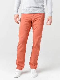 Citizens Of Humanity Men's Cage Classic Luxury Sateen Straight Pant -Standrews Links Officials Store 6123 1166xCORALMEDIUMCORALxPrimary