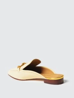 Tory Burch Jessa Backless Loafer -Standrews Links Officials Store 61399xNEWCREAMxAlt2