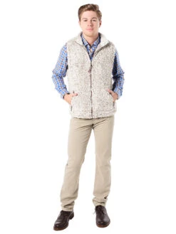 True Grit Men's Frosty Tipped Double Up Vest -Standrews Links Officials Store 61m47ftp brownalt1