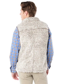 True Grit Men's Frosty Tipped Double Up Vest -Standrews Links Officials Store 61m47ftp brownalt3